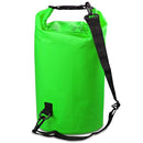 Waterproof Single Shoulder Bag Dry Sack 10L Capacity - Green