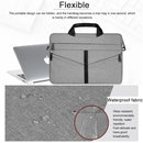 Stylish Zipper Laptop Bag With Shoulder Strap - Durable & Breathable - Dark Gray