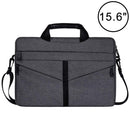 Stylish Zipper Laptop Bag With Shoulder Strap - Durable & Breathable - Dark Gray