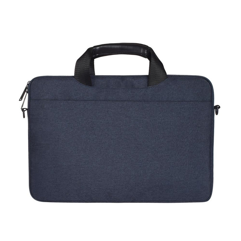 Stylish Zipper Laptop Bag With Shoulder Strap - Durable & Breathable - Dark Gray