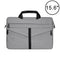 Stylish Zipper Laptop Bag With Shoulder Strap - Durable & Breathable - Dark Gray