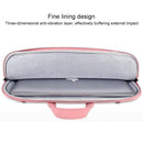 Waterproof Portable One-Shoulder Handbag For 13.3 Laptops With Strap & Magic Stick - Dark Gray