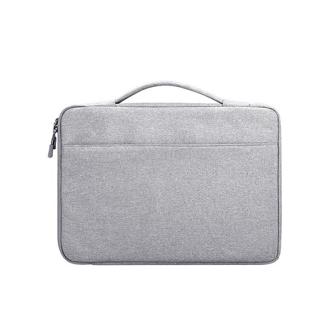 Waterproof Oxford Laptop Handbag With Trolley Strap - Dark Gray