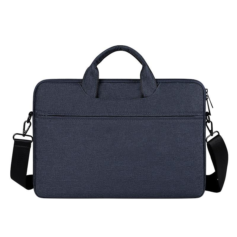 Hidden Portable One-Shoulder Handbag For 14.1 Laptops - Waterproof Oxford Cloth - Dark Gray