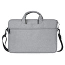 Waterproof Oxford Cloth One-Shoulder Handbag For 15.6 Laptops - Hidden Portable Strap - Dark Gray