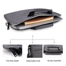 13.3 Inch Laptop Handbag With Hidden Strap And Suitcase Belt - Waterproof And Tear-Resistant - Dark Gray