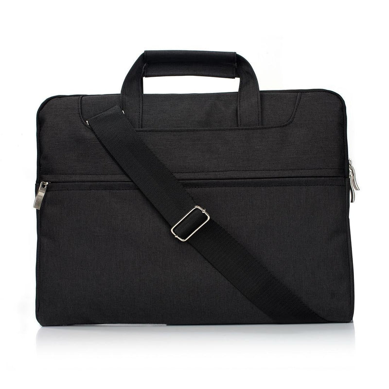 11.6 Inch Laptop Bag - Portable One Shoulder Zipper For Macbook Samsung Sony Dell Alienware Chuwi Asus Hp - Grey