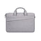 Portable 13.3 Laptop / Tablet Bag With Dual Pockets And Soft Handle - Grey