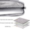 Portable 13.3 Laptop / Tablet Bag With Dual Pockets And Soft Handle - Grey