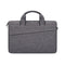 Portable 13.3 Laptop / Tablet Bag With Dual Pockets And Soft Handle - Grey