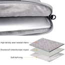 Portable 14.1 Laptop Tablet Bag With Dual Pockets And Soft Handle - Grey