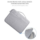 Waterproof Oxford Laptop Handbag With Trolley Strap - Grey