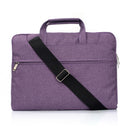 15.4 Inch Laptop Bag - Portable One Shoulder Zipper For Macbook Samsung Sony Dell Alienware Chuwi Asus Hp - Grey