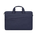 Portable Laptop Tablet Bag - 15.6 Inch Double Side Pockets Soft Handle Oxford Cloth - Deep Space Gray - Grey