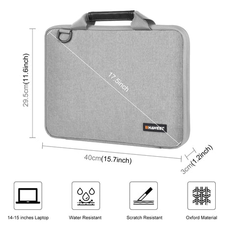 Convertible Laptop Bag For Macbook Thinkpad Asus Hp - Grey