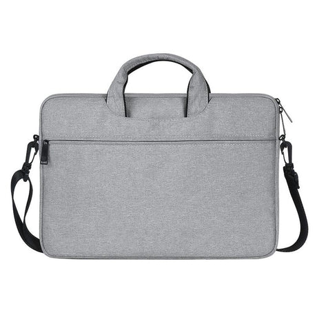 Hidden Portable One-Shoulder Handbag For 14.1 Laptops - Waterproof Oxford Cloth - Light Grey