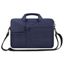 15.6 Inch Laptop Handbag With Hidden Strap And Suitcase Belt - Waterproof And Tear-Resistant - Light Grey