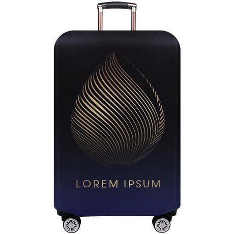 Medium Elastic Luggage Cover - Thick Wear-Resistant Anti-Dust Protection - Gold Leaf