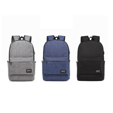 Multi-Function Laptop Backpack With Usb Port - Fits 15.6 Devices - Oxford Cloth - 45X31X16Cm - Blue