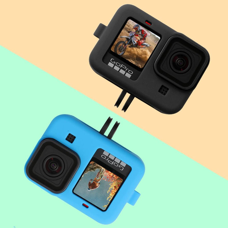 Silicone Case With Wrist Strap And Lens Cover For Gopro Hero10 / 9