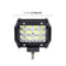 4 Inch Three Rows Ip67 Waterproof 9W Condenser 6000K 5500Lm Led Spotlight Light Searchlight Car Led Work Lights Dc 10 - 48V White Light