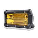 5 Inch 18W 24 Led Waterproof Ip67 Two Bar Modified Off - Road Lights Spotlight Light Car Work Lights Dc 9 - 48V - White