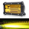 5 Inch 18W 24 Led Waterproof Ip67 Two Bar Modified Off - Road Lights Spotlight Light Car Work Lights Dc 9 - 48V - White