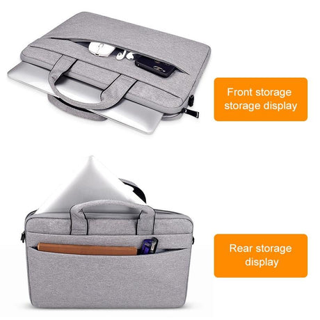 Portable 13.3 Laptop / Tablet Bag With Dual Pockets And Soft Handle - 13.3 Inch Deep Space Gray