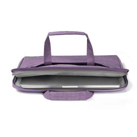 11.6 Inch Laptop Bag - Portable One Shoulder Zipper For Macbook Samsung Sony Dell Alienware Chuwi Asus Hp - Purple