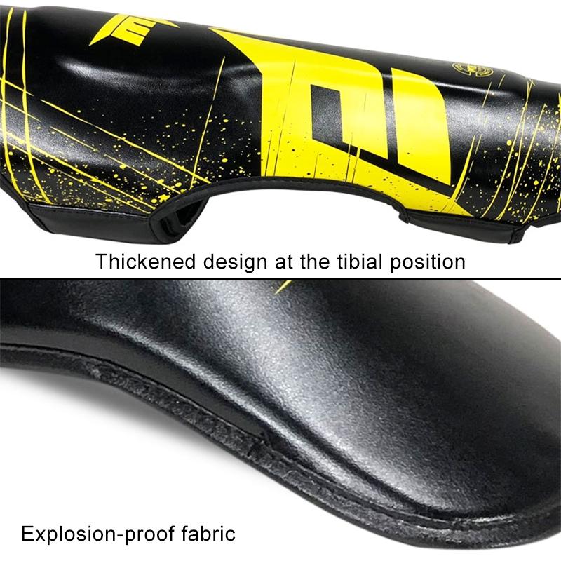 Thickened Leg Guards For Freestyle Grappling Thai Boxing And Taekwondo