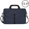 Stylish Zipper Laptop Bag With Shoulder Strap - Durable & Breathable - Navy Blue