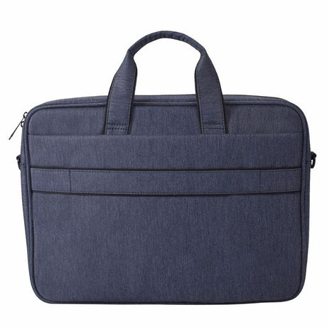 13.3 Inch Waterproof Anti-Theft One-Shoulder Handbag With Suitcase Belt - Navy Blue