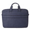 15.6 Inch Laptop One-Shoulder Handbag With Waterproof Anti-Theft Design And Suitcase Belt - Navy Blue