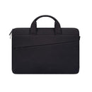 Portable Laptop Tablet Bag - 15.4 Inch Double Side Pockets Soft Handle Oxford Cloth - Navy Blue