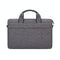 Portable Laptop Tablet Bag - 15.4 Inch Double Side Pockets Soft Handle Oxford Cloth - Navy Blue