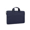 Portable Laptop Tablet Bag - 15.6 Inch Double Side Pockets Soft Handle Oxford Cloth - Deep Space Gray - Navy Blue