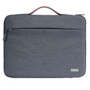 Waterproof Laptop Sleeve Bag With Zipper - Handheld - Beige White