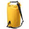 Waterproof Single Shoulder Bag Dry Sack 10L Capacity - Yellow