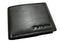 Mens RFID Leather Fold Over Wallet w/ Gift Box - Black