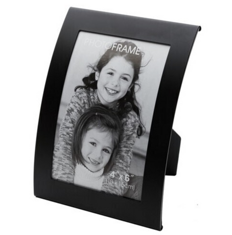 3x Curve Picture Photo Frame Curved Aluminium Portrait 10cm x 15cm (4