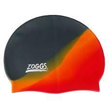 Zoggs Silicone Swim Cap Swimming Hat - Assorted Multi-Colour