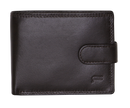 Mens RFID Leather Fold Over Wallet - Brown