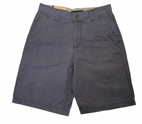 Mens 100% Cotton Drill Shorts Summer Casual Quality - Grey - 2XL/38