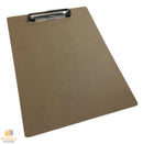 WOODEN A4 CLIPBOARD Hardboard Menu Clip Office Restaurant Writing Board Holder