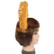 1920s FLAPPER HEADBAND Headpiece Feather Sequin Charleston Costume Gatsby Dance - Gold/Orange