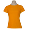 Womens Plain Ladies T SHIRT 100% COTTON Basic Tee Casual Top Size 6-24 T-Shirt - Orange - 10