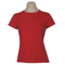 Womens Plain Ladies T SHIRT 100% COTTON Basic Tee Casual Top Size 6-24 T-Shirt - Red - 10