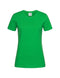 Womens Plain Ladies T SHIRT 100% COTTON Basic Tee Casual Top Size 6-24 T-Shirt - Green - 22