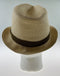 Dents Mens Straw Hat Toyo Trilby Fedora Summer Sun Stingy Brim  - Natural/Brown - S/M