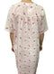 Womens 100% Cotton Short Sleeve Nightie Gown Night Sleepwear Pyjamas PJ Pajamas - Pink - 12